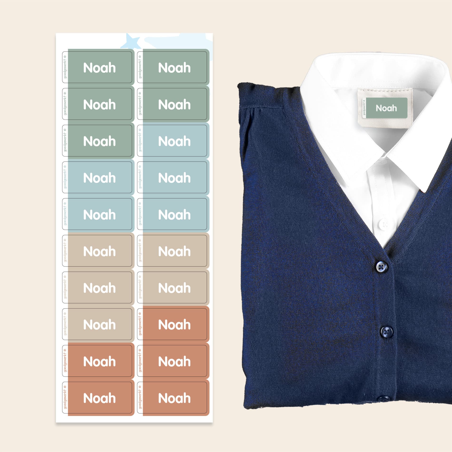 Name Stickers for Clothes