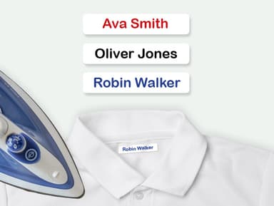Iron on Name Tapes