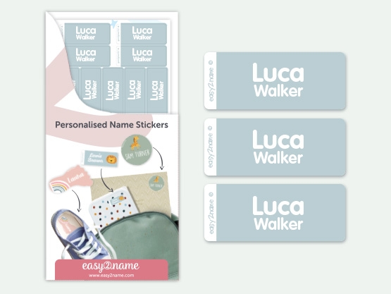 Large Stick On Name Labels - Value Pack