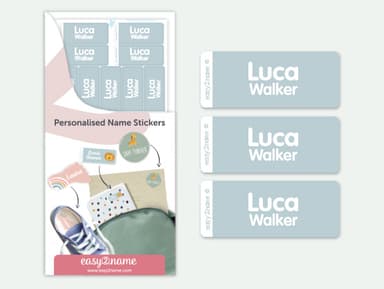 Large Stick On Name Labels - Value Pack